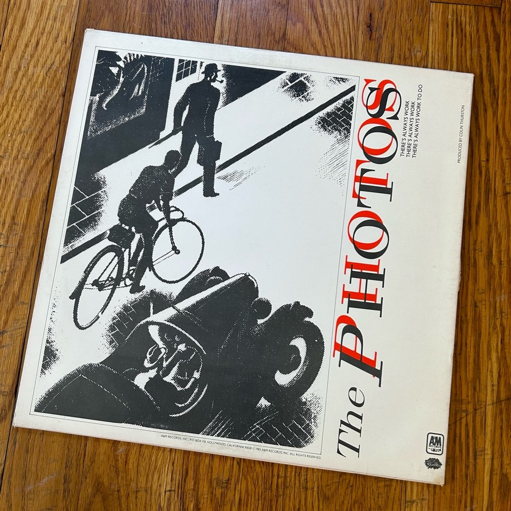 the photos - theres always work - 12” single - promo copy